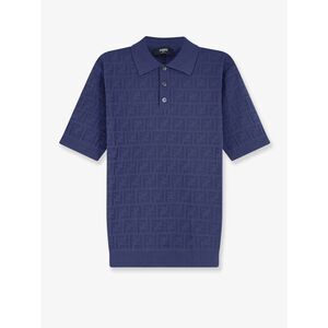 Fendi Men Ff Cotton Polo Shirt